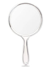 OWBIA Hand Mirror, Double-Sided Handheld Mirror 1X/3X Magnifying Mirror with Handle