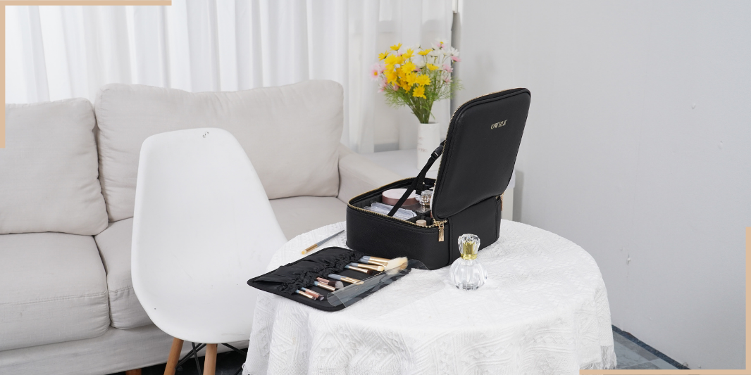 Revolutionizing Makeup on the Go - OWBIA Makeup Bag with LED Mirror