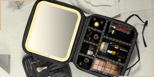 Shining a Light on Makeup Bags: OWBIA with LED Mirror vs. Traditional Options