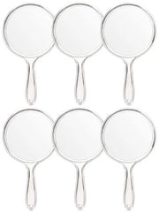 OWBIA Hand Mirror, Double-Sided Handheld Mirror 1X/3X Magnifying Mirror with Handle
