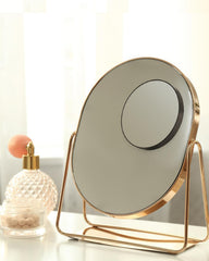 OWBIA Magnifying Mirror and Eyebrow Tweezers Kit, 3.5" Two Suction Cups Magnifier Travel Set