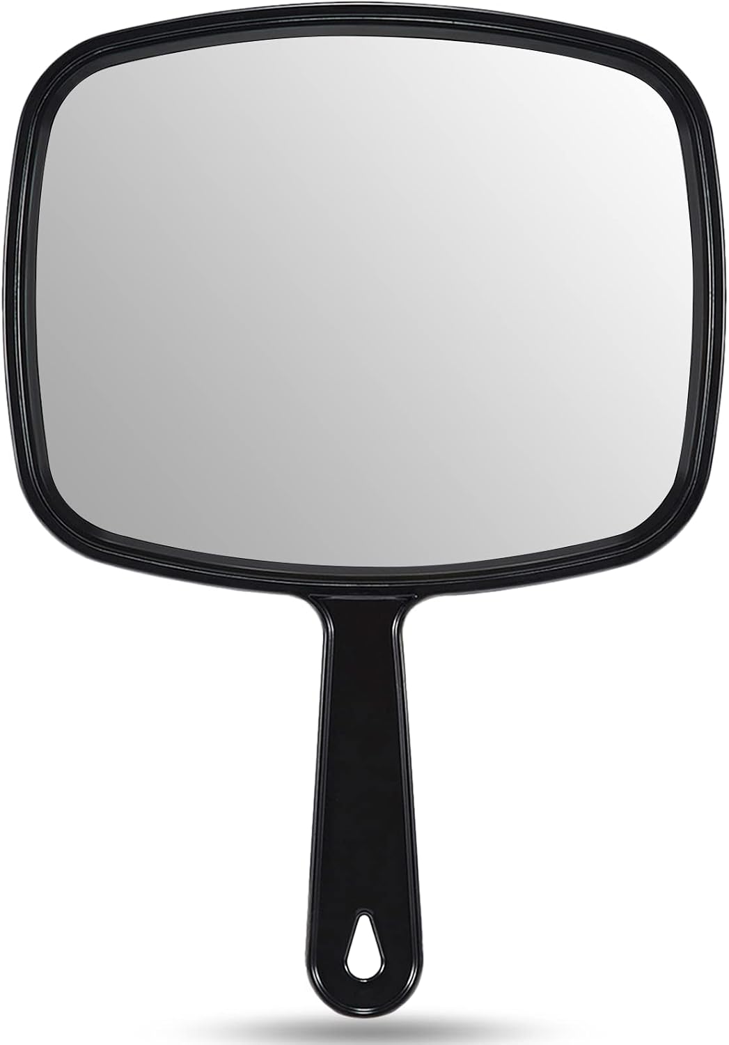 OWBIA Hand Mirror, All Black Handheld Mirror with Handle