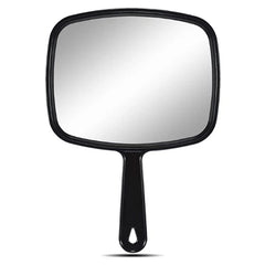OWBIA Hand Mirror, All Black Handheld Mirror with Handle